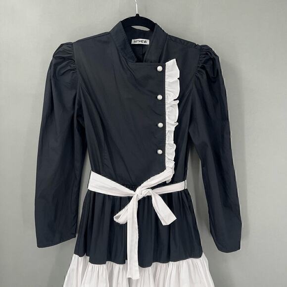 $475 Batsheva Dress Womens 6 Cottagecore Vintage Inspired Modern Minimalist Chic - Picture 6 of 14